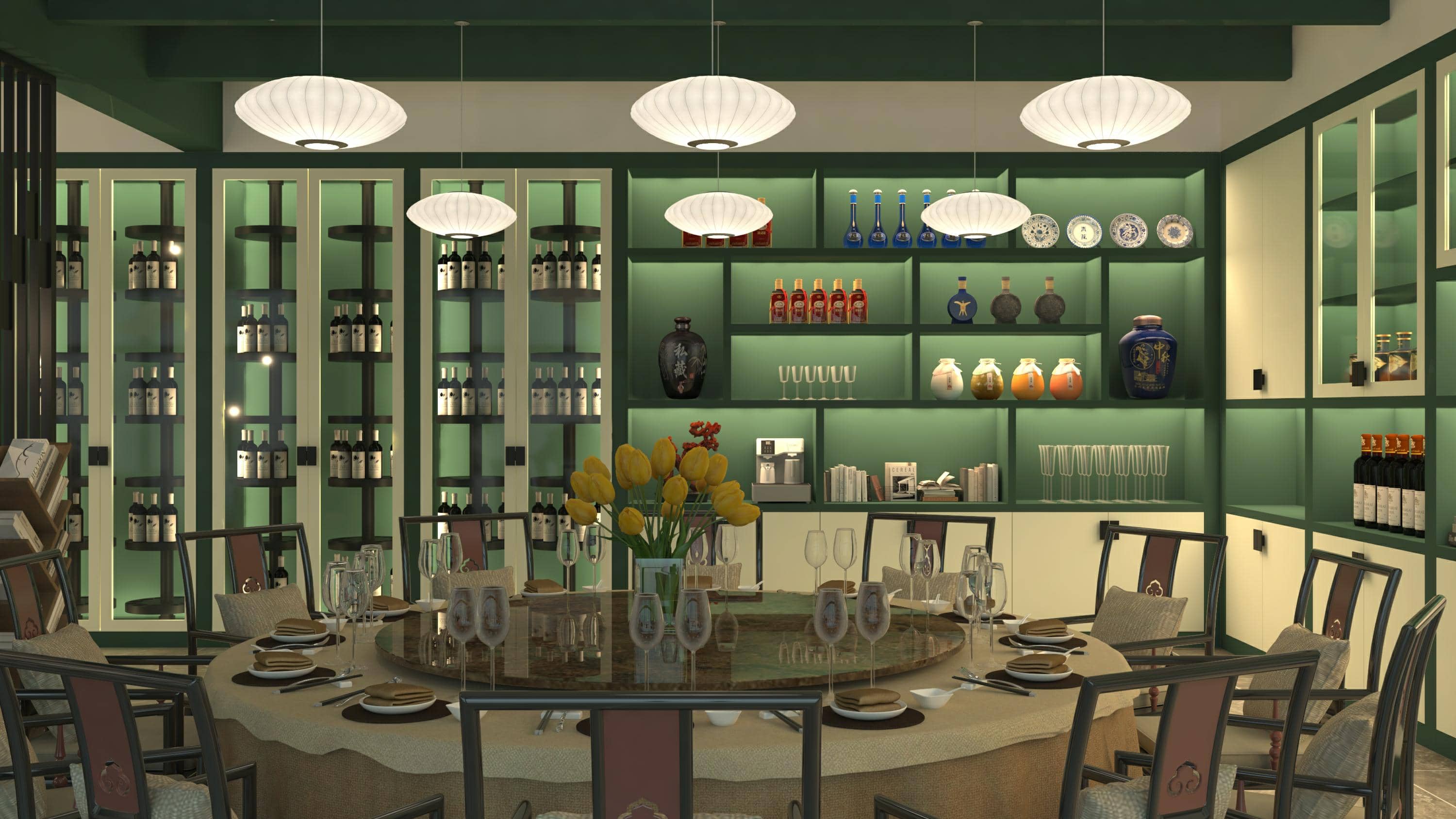 Chinese Cabinet & Western Cabinet