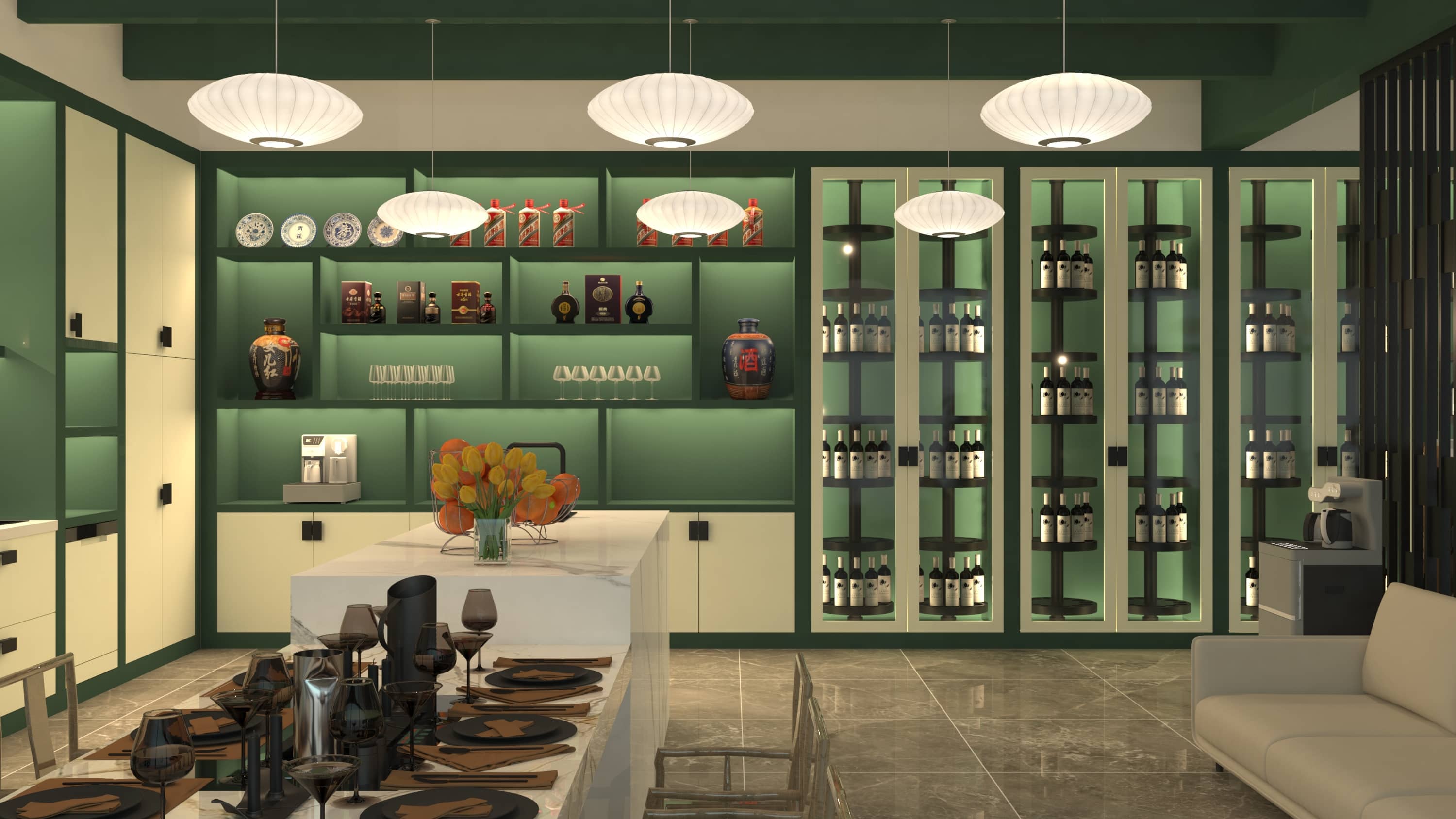 Chinese Cabinet & Western Cabinet