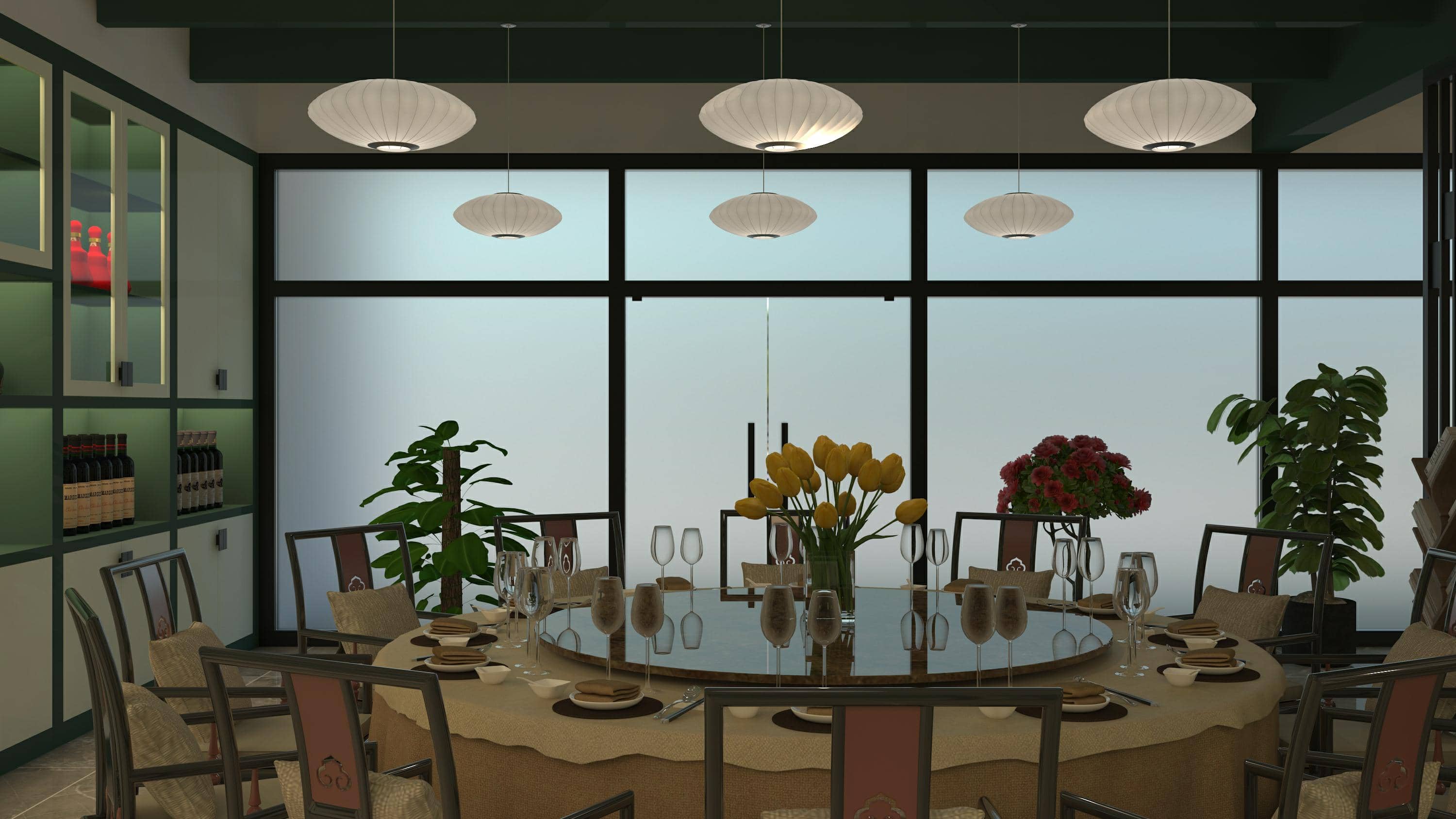 Chinese Cabinet & Western Cabinet