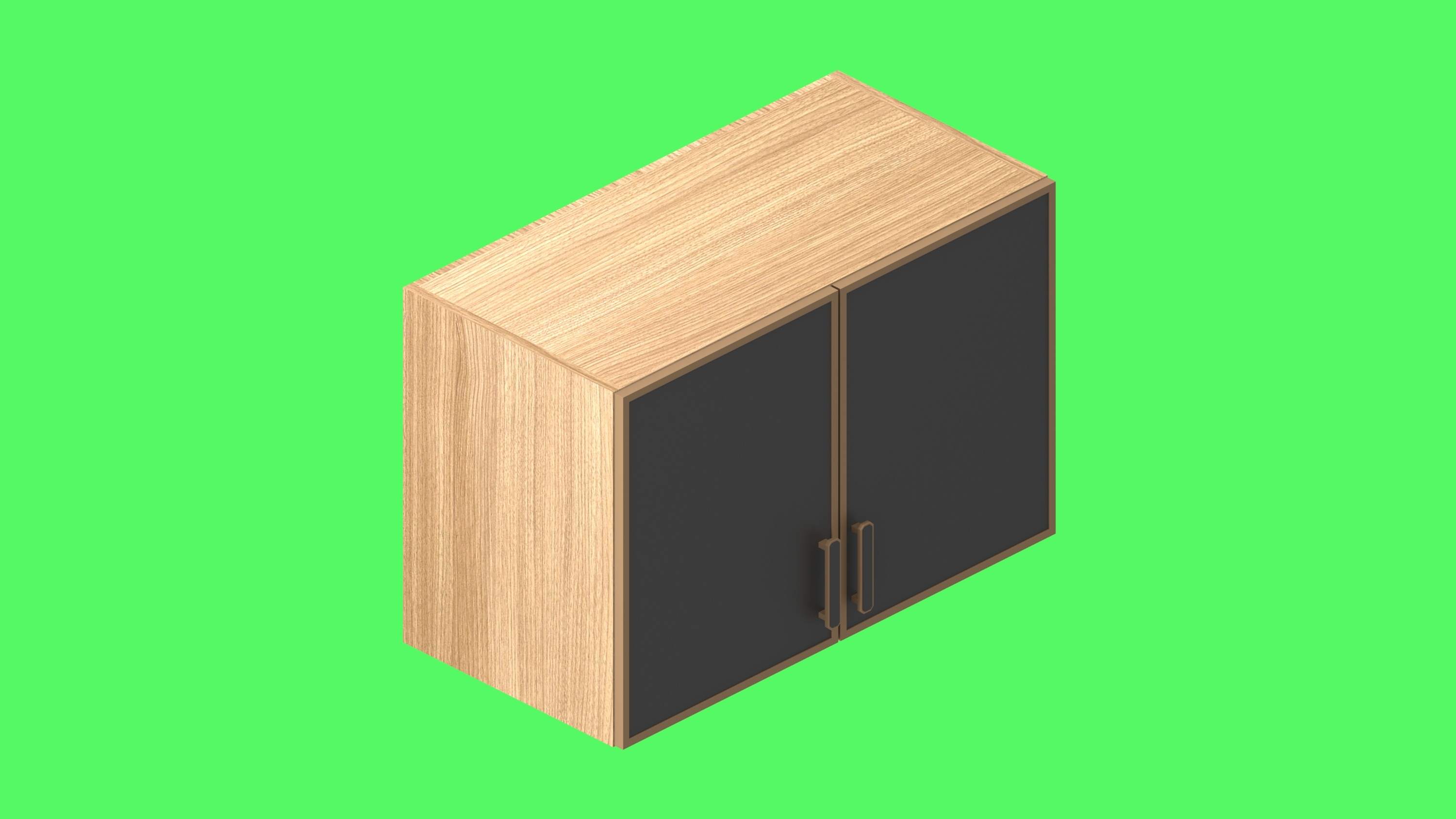 Door with Exposed Handle