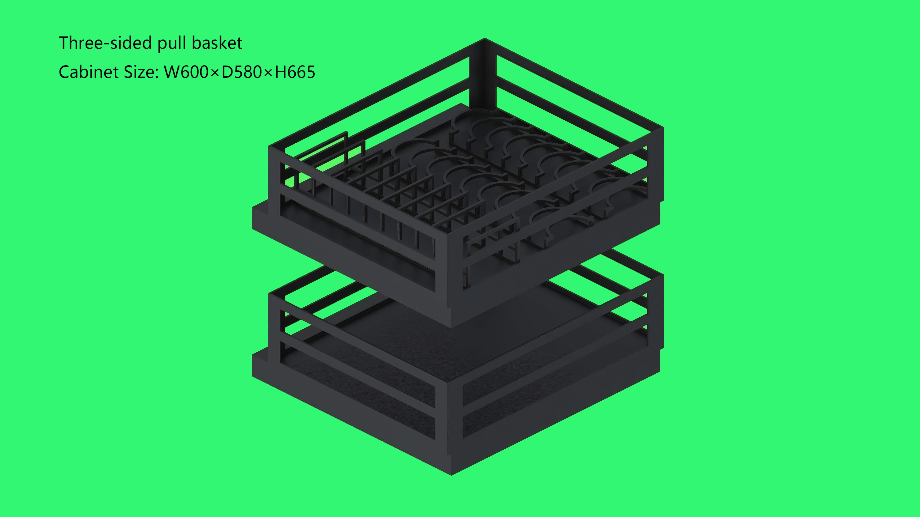 Three-sided Basket - Model A
