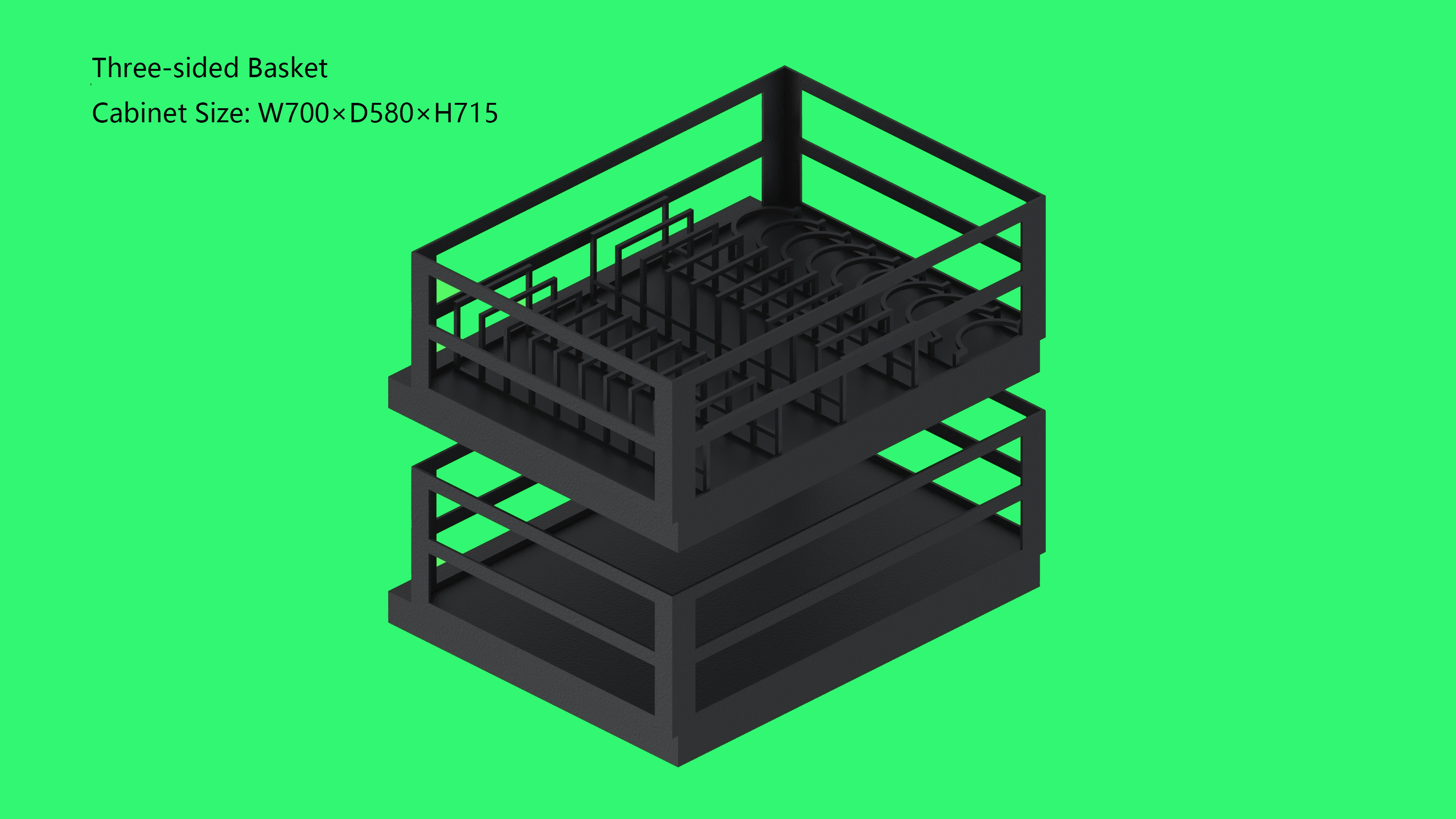 Three-sided Basket - Model B