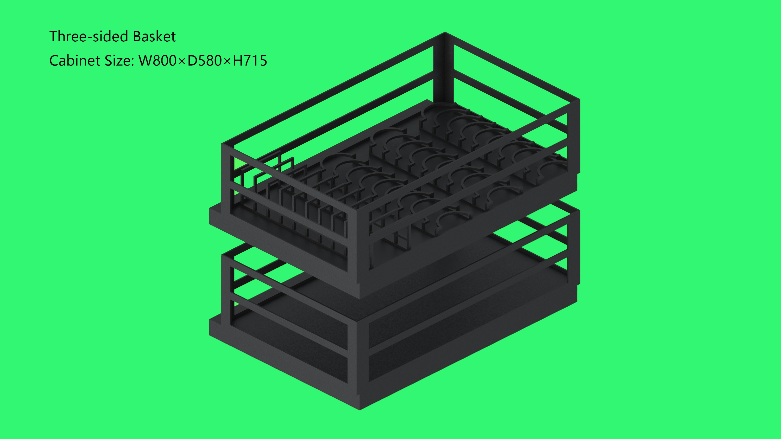 Three-sided Basket - Model B
