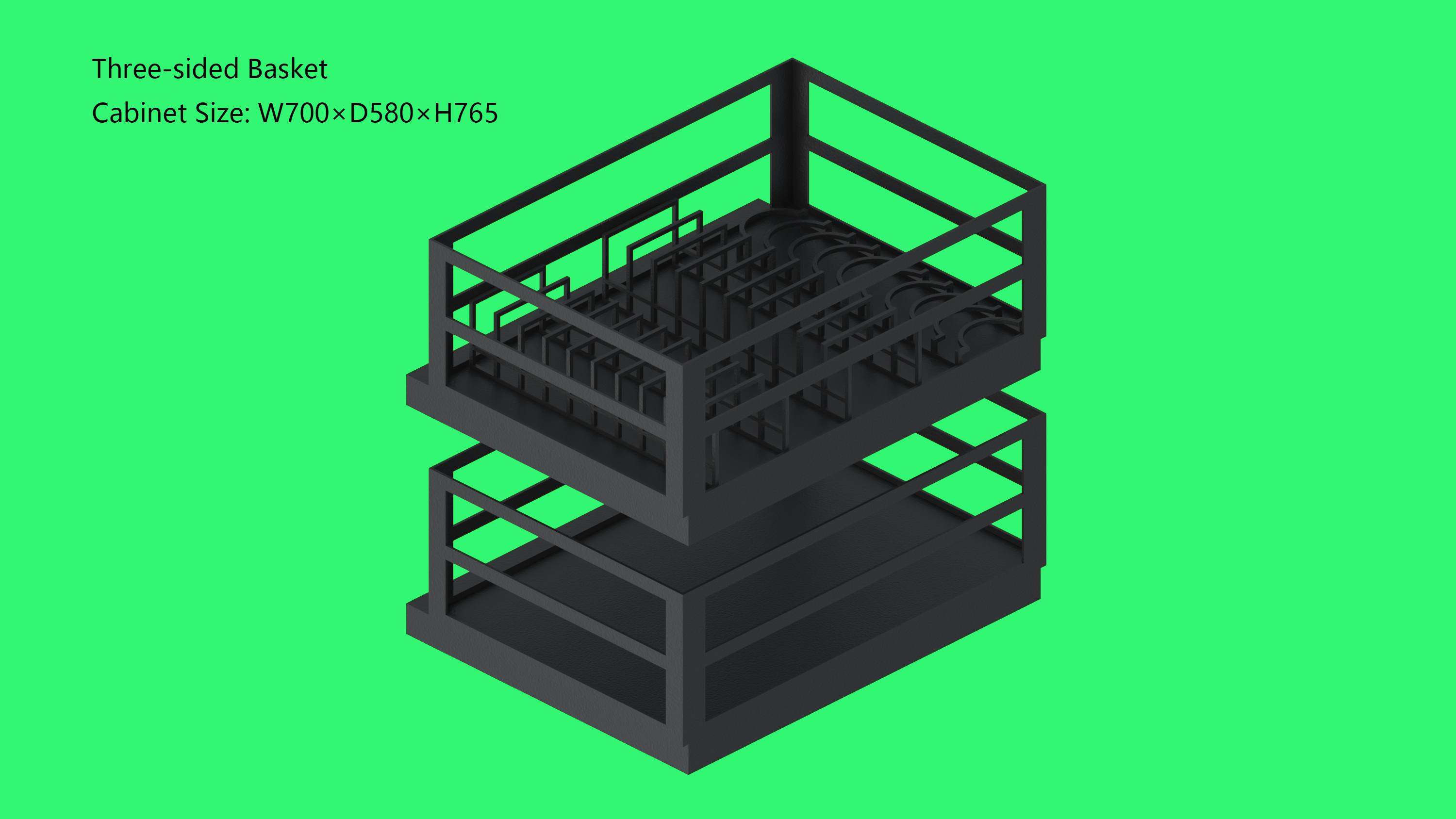 Three-sided Basket - Model C