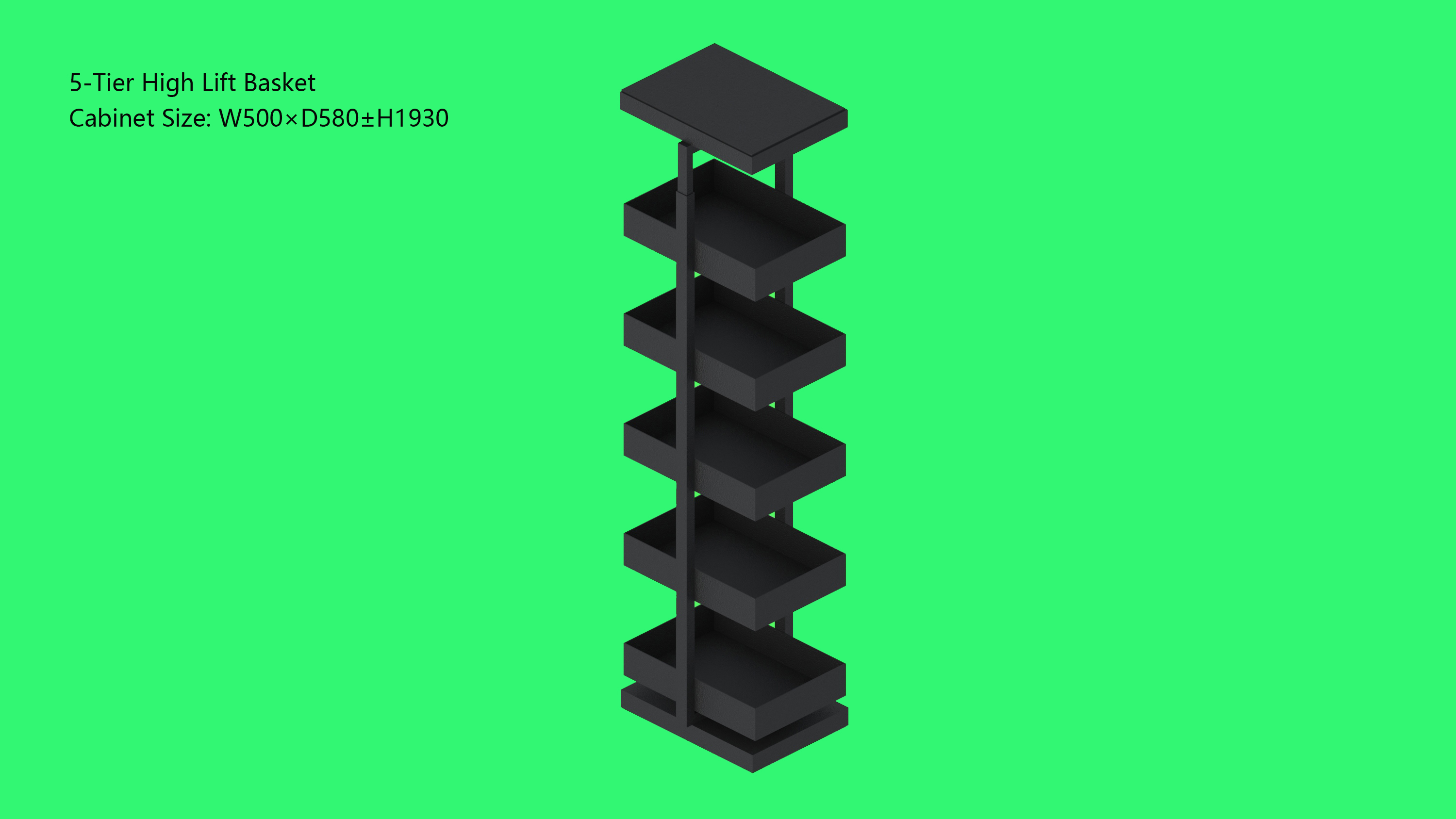 Five-tier Lift Basket-B