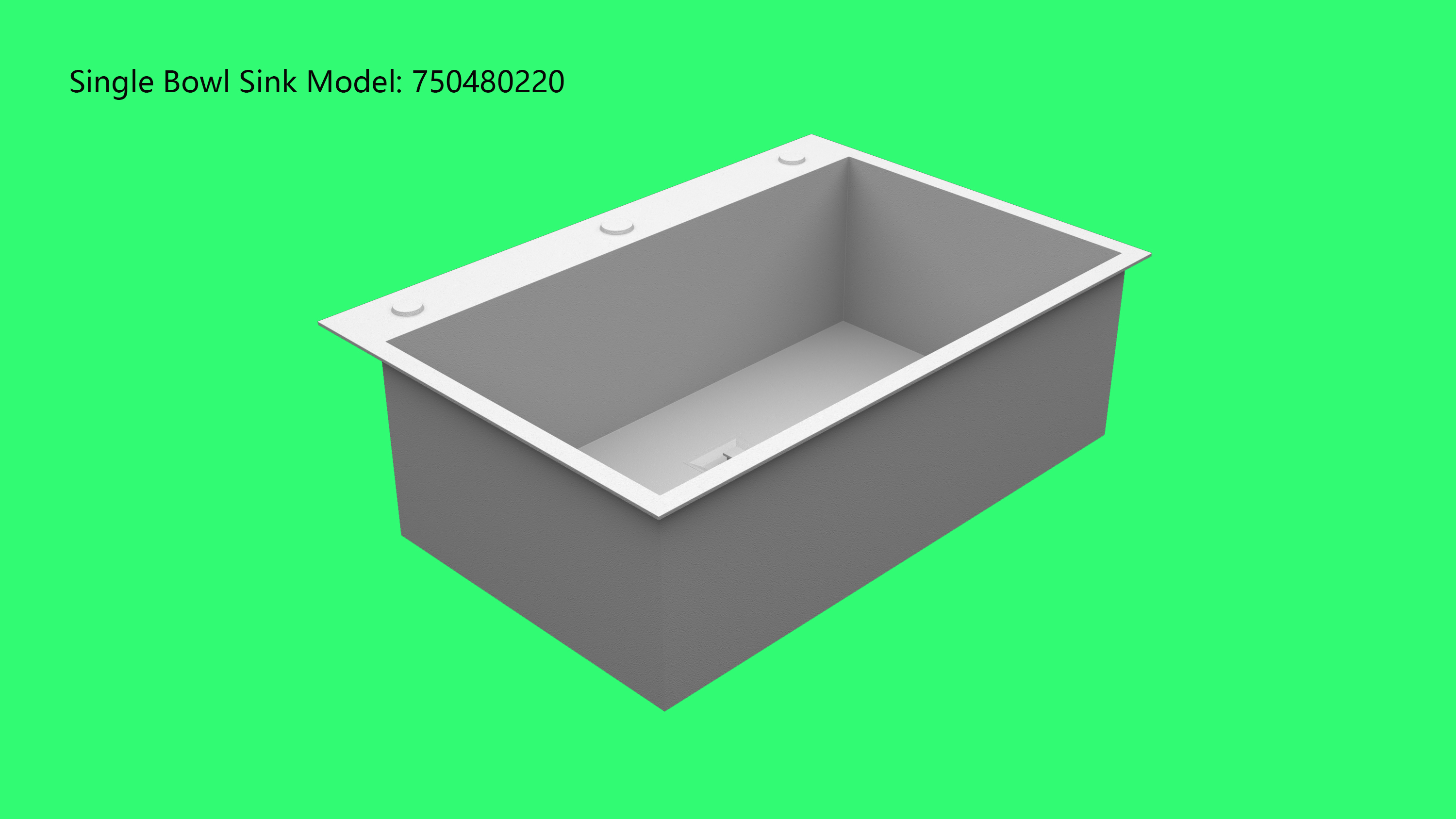 Weld-free Undermount Sink Model B