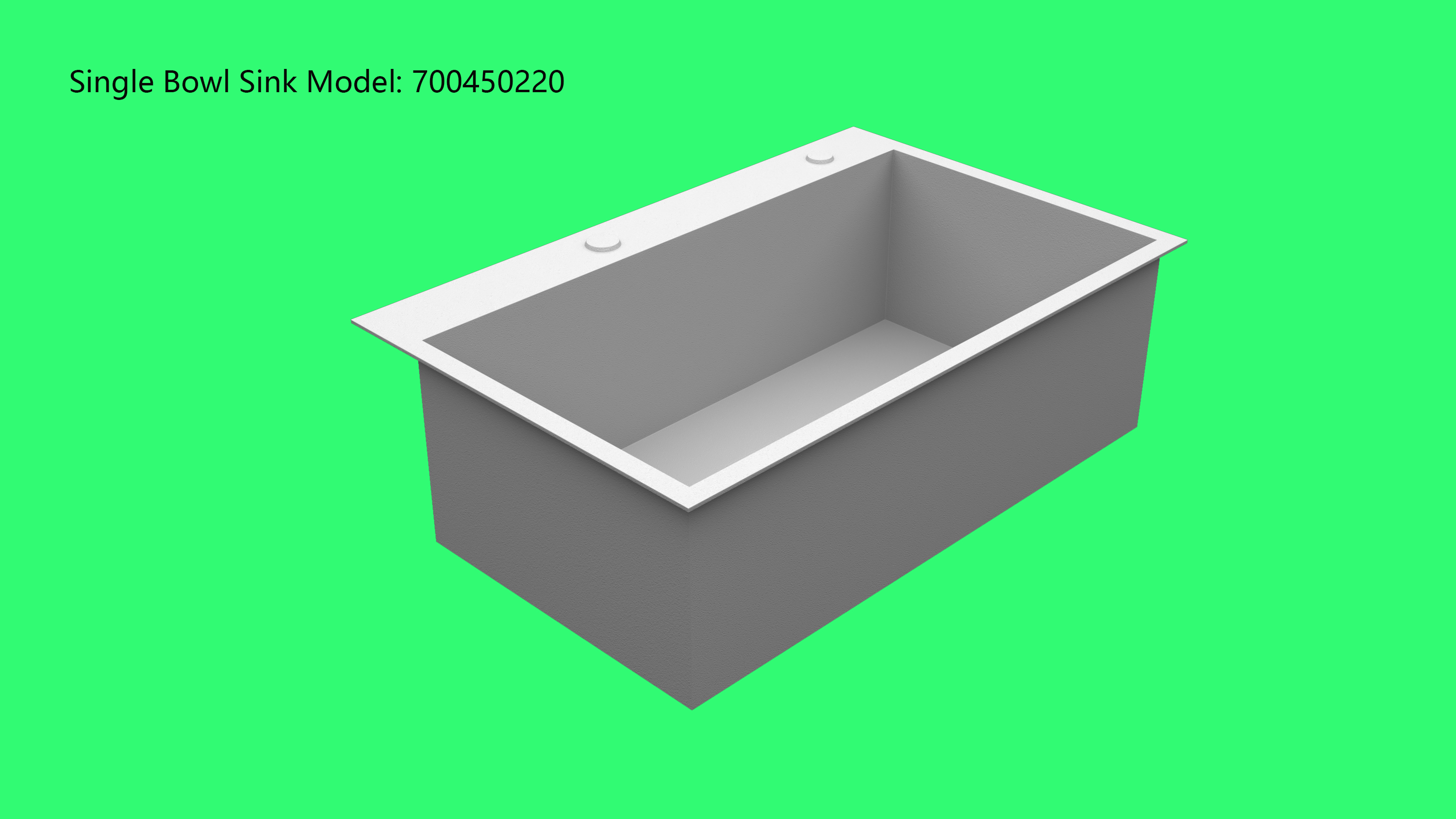 Weld-free Undermount Sink Model C