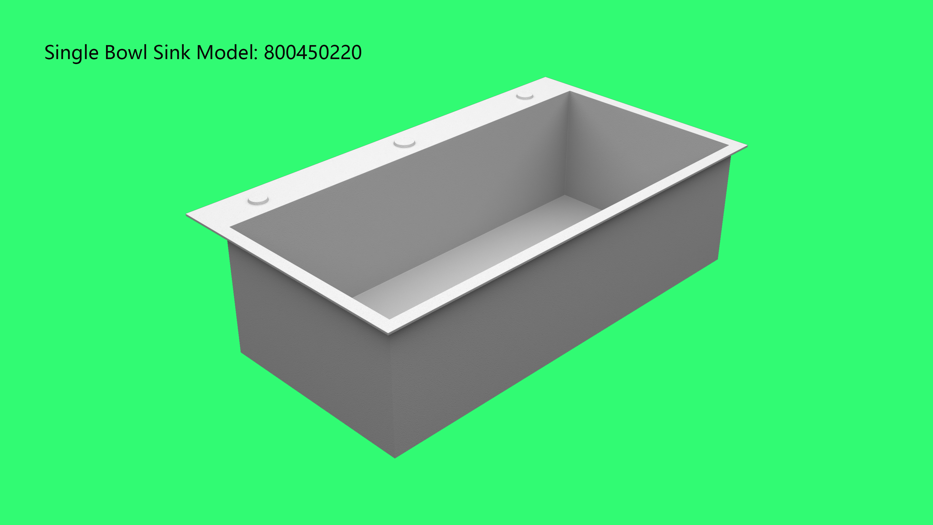 Weld-free Undermount Sink Model C
