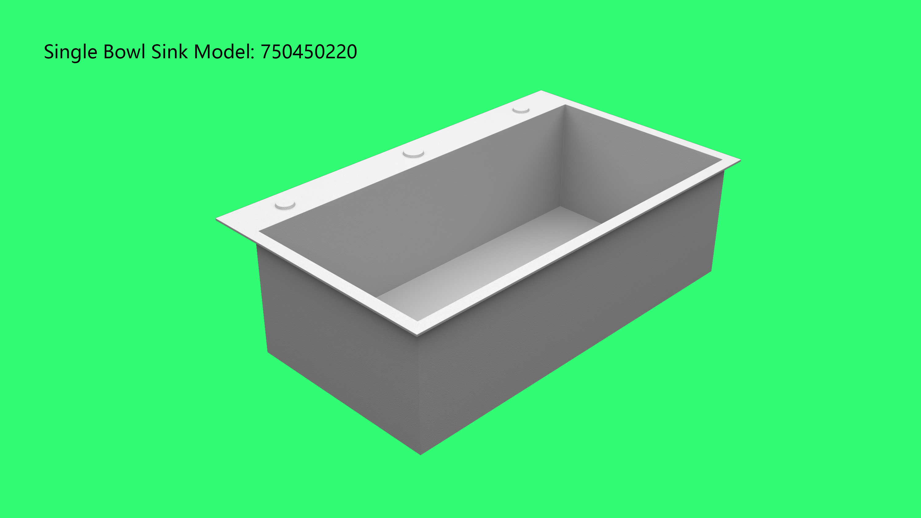 Weld-free Undermount Sink Model C