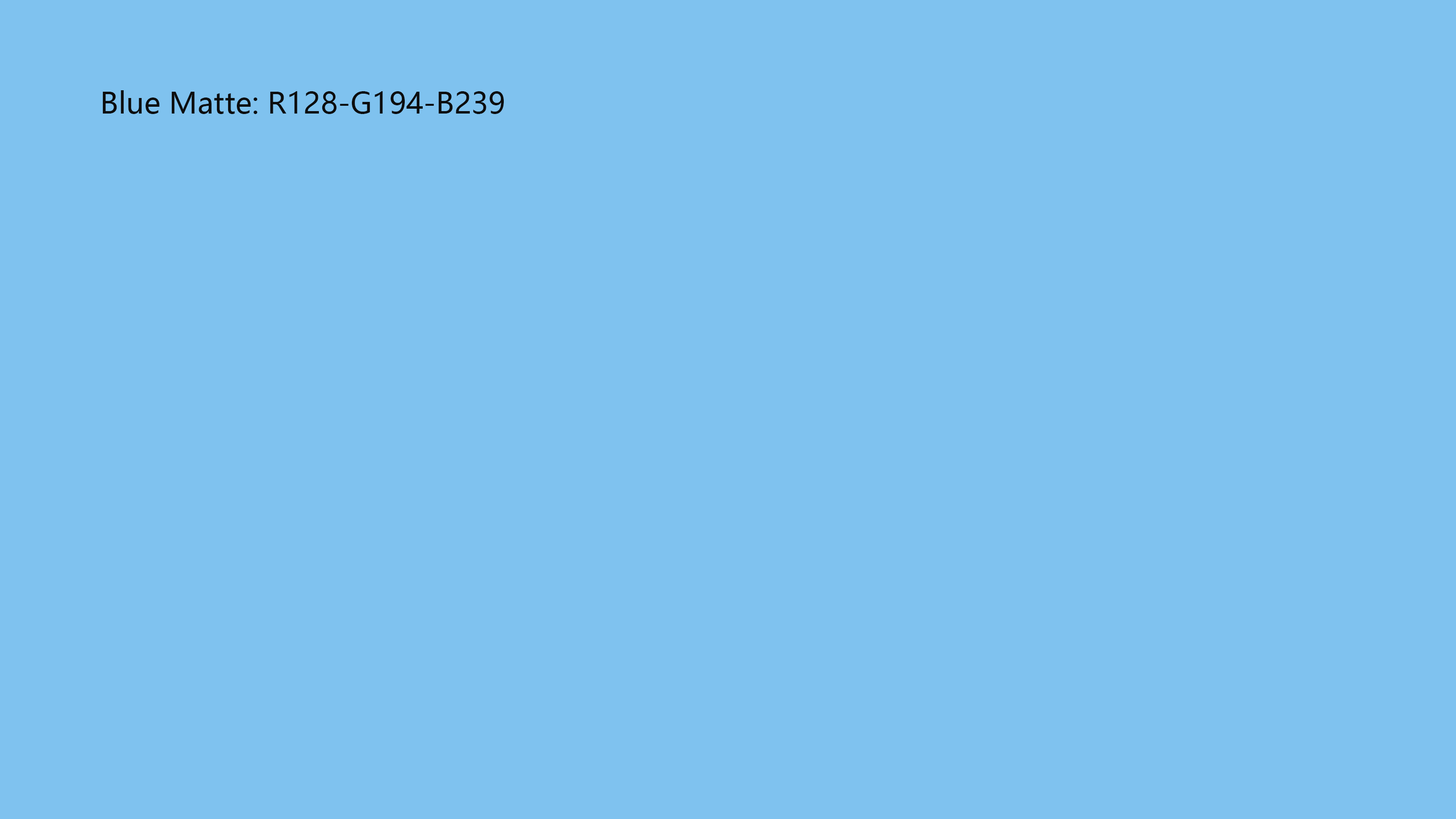 Transfer Matte Cartoon Color